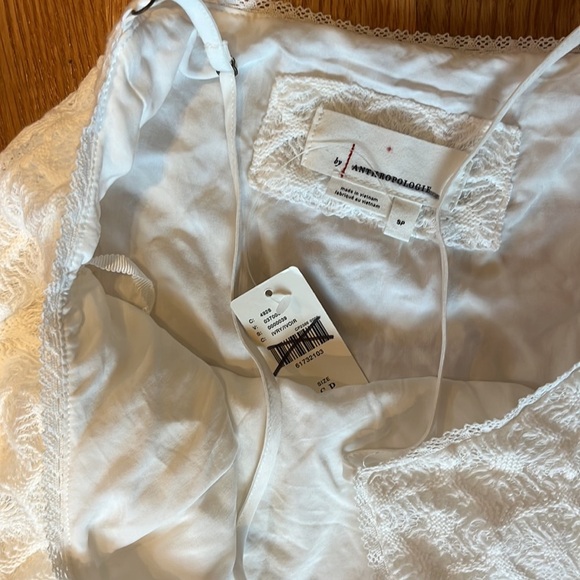 NWT Anthropologie Ruffled Crochet Midi Dress Size SP - Picture 5 of 12